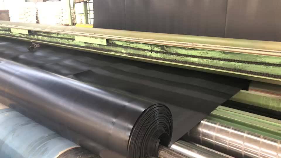 Large Plastic Fish Ponds Liner 60 Mil Blue Black Geomembrane Hdpe Liner