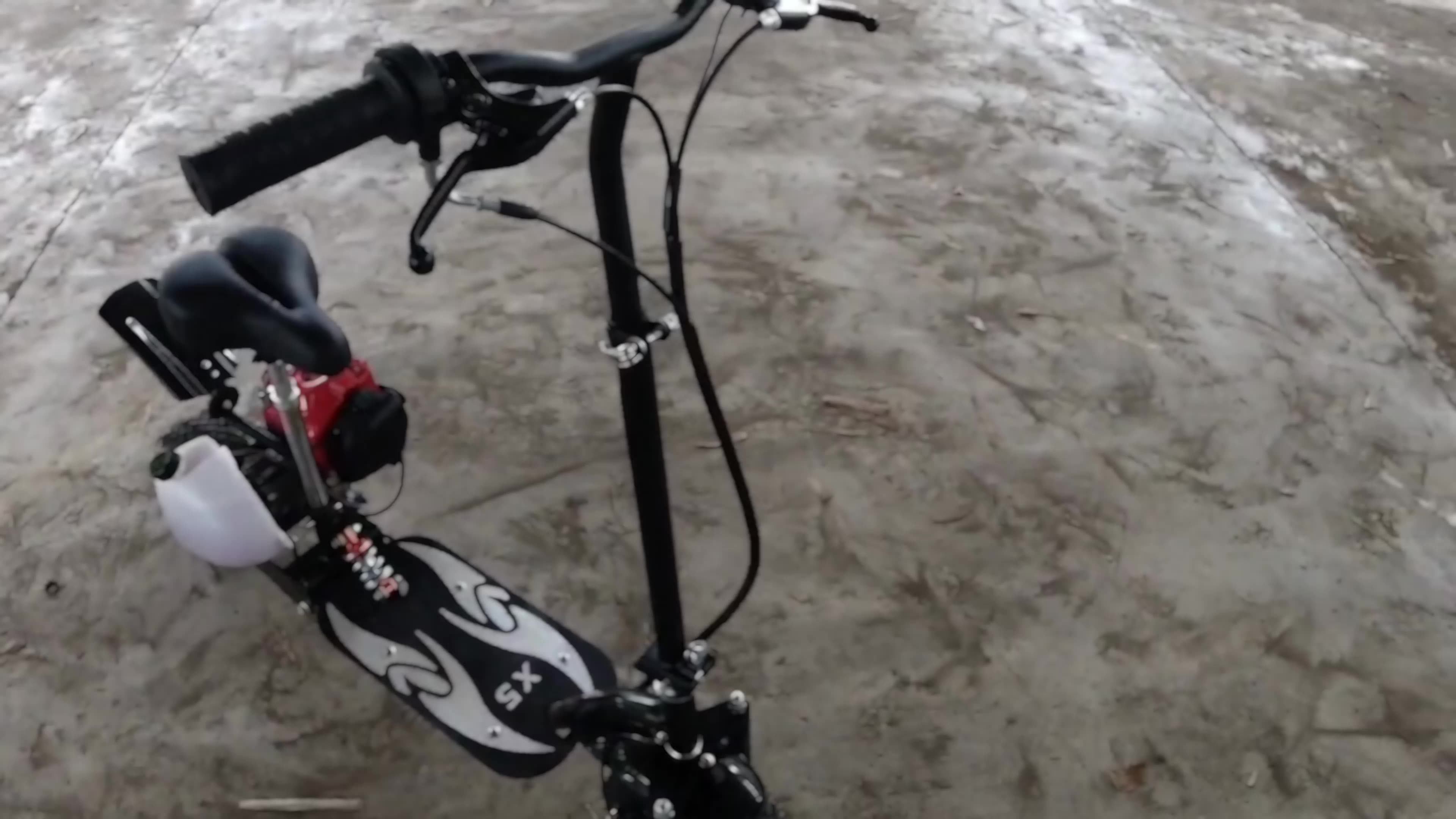 X5 Cheap Gas Powered Scooter Mopeds 2 Stroke Huasheng 49cc 50cc Gas