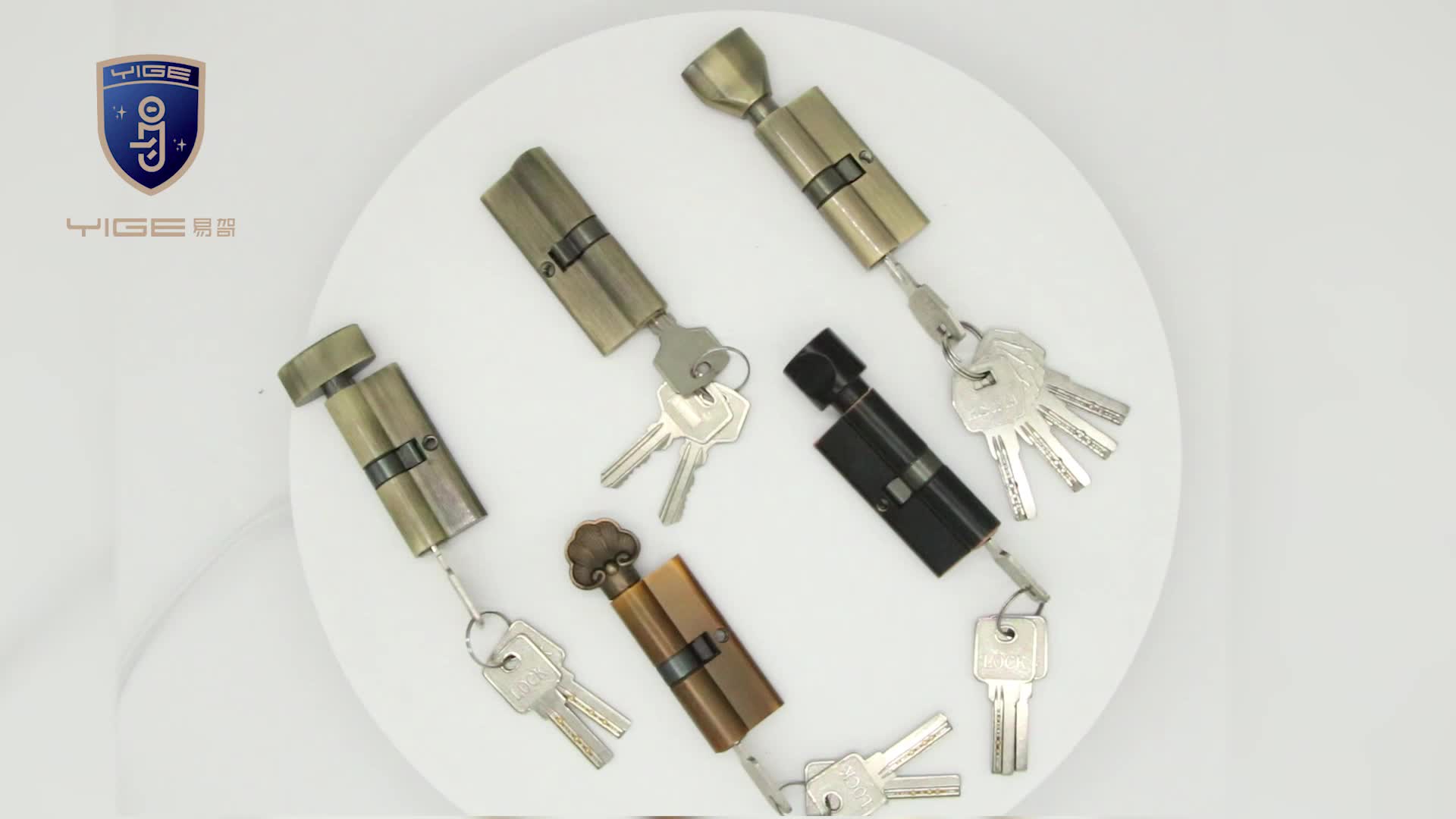 70mm Single Open Door Lock Cylinder Round Cylinder Lock For Use Buy