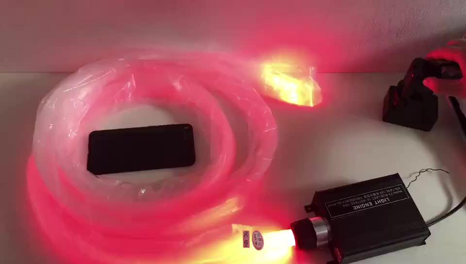 3mm Solid Side Glow Fiber Optic Light With Milky Skin Cover Buy 3mm