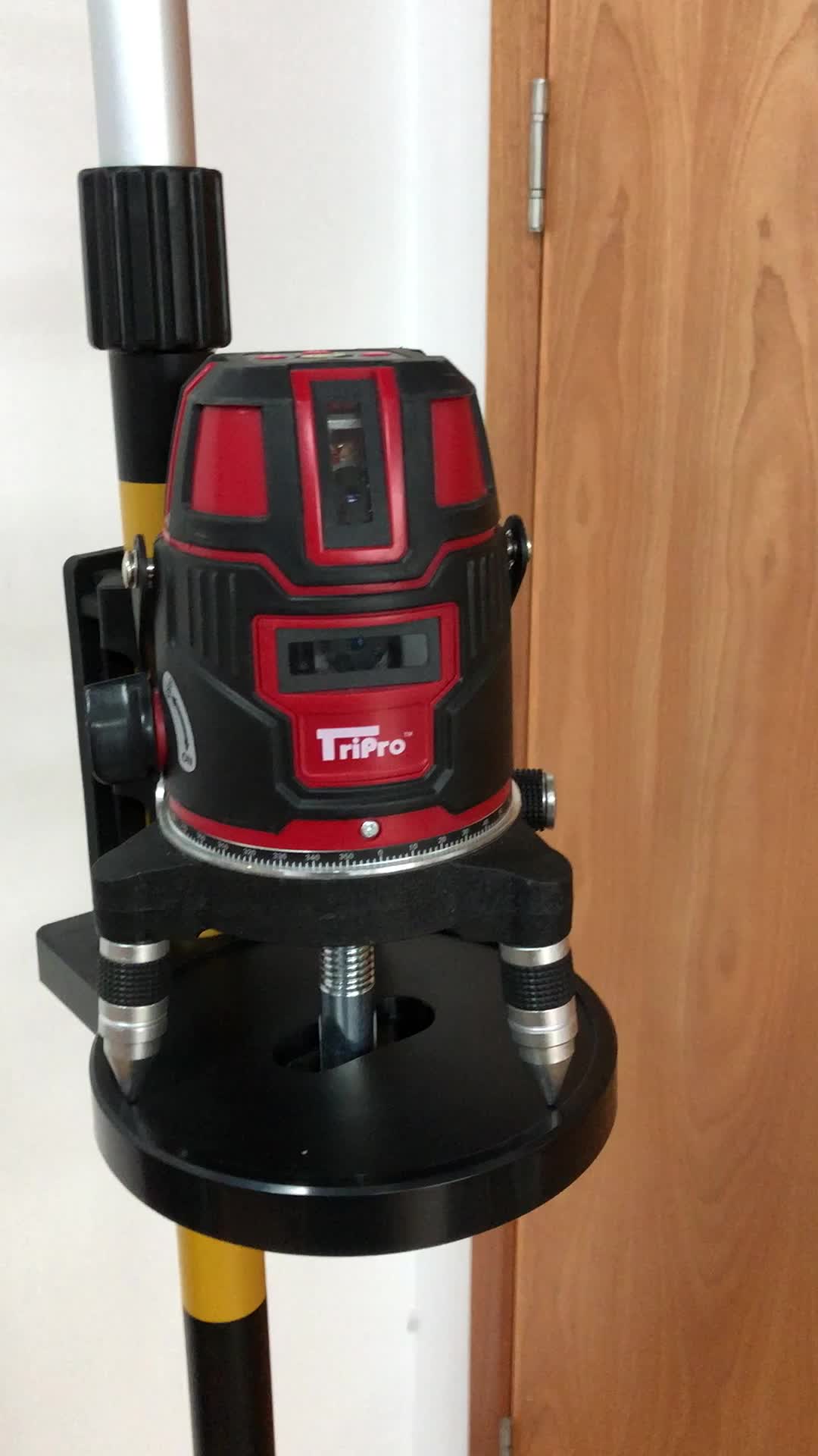 Tripro Measurement Diagnostic 5 Lines Red Laser Level 360 Degree Selfleveling Outdoor Laser