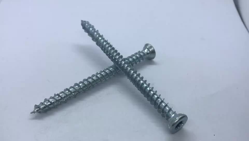 T30 Torx Drive Recess Countersunk Self Tapping Concrete Screws Buy Tapcon Concrete Screws