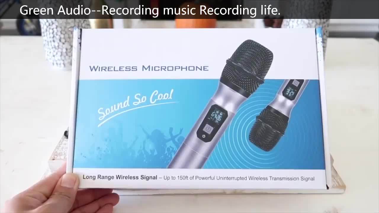 Gaw001b New Universal Wireless Microphone Uhf Fm Home Karaoke Singing