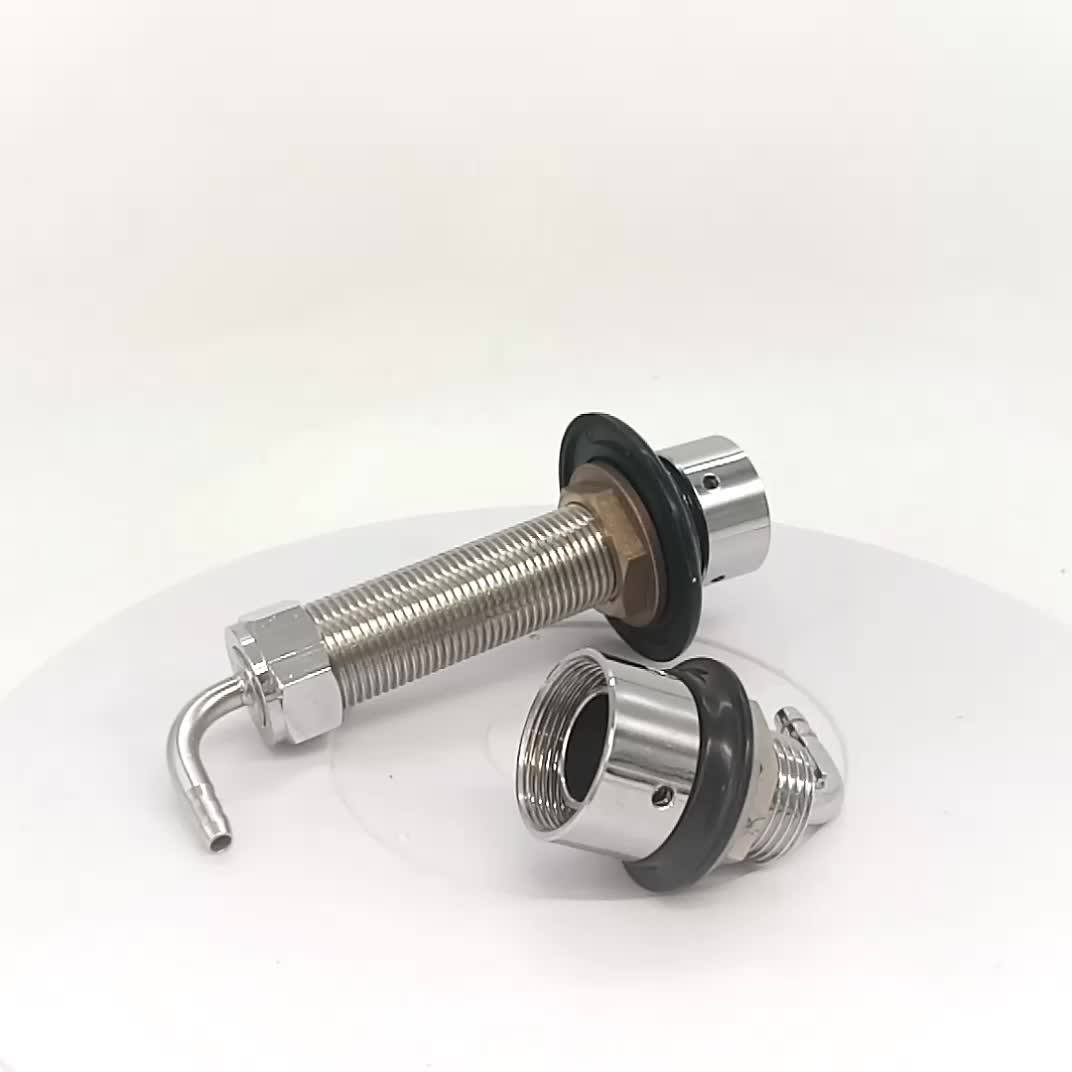 3/16 Bore Brass Beer Faucet Long Beer Shank Assembly Buy Beer Shank