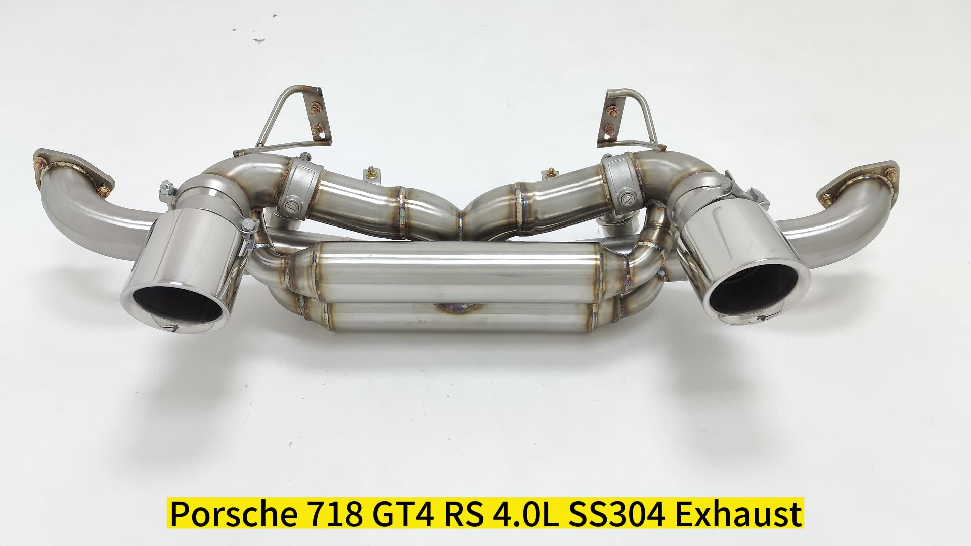 Porsche 718 Cayman GT4 RS 4.0 Stainless Steel Axle-Back