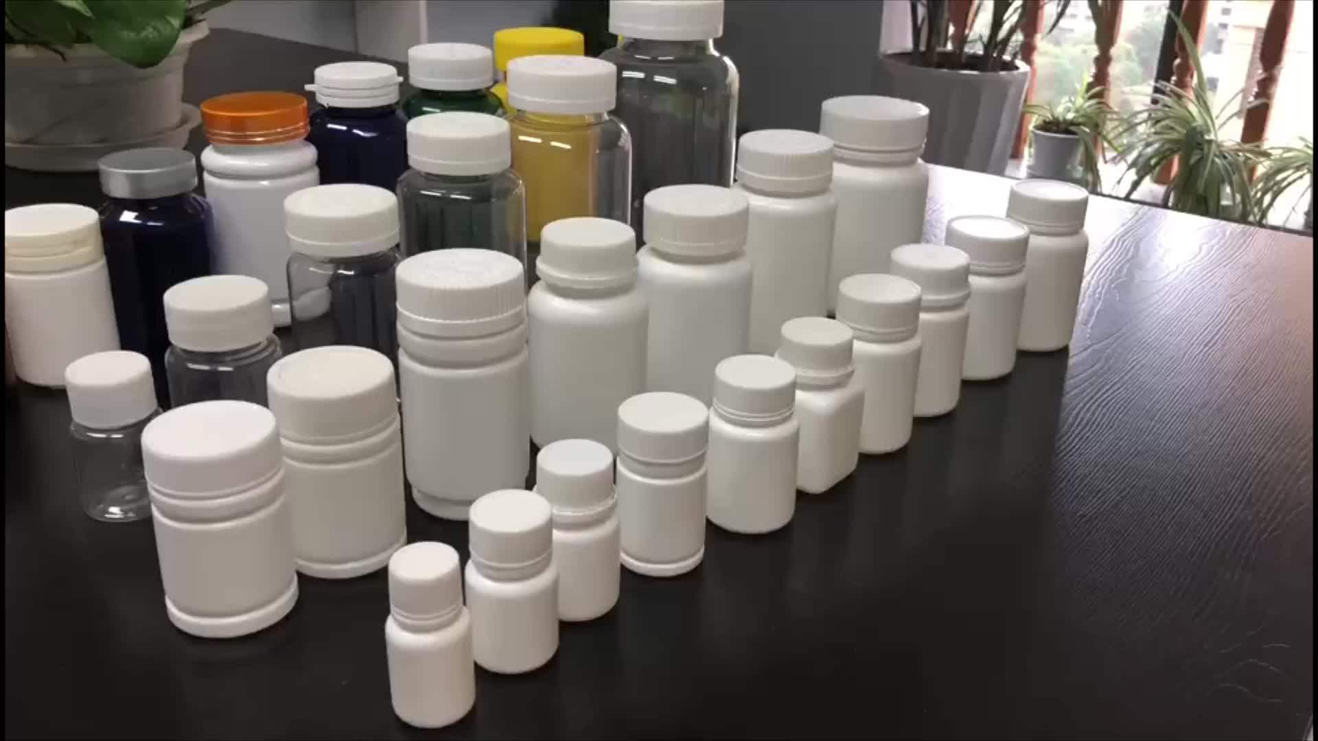 200pcs Pack In Stock 30cc Plastic Capsule Bottle With Aluminum Foil