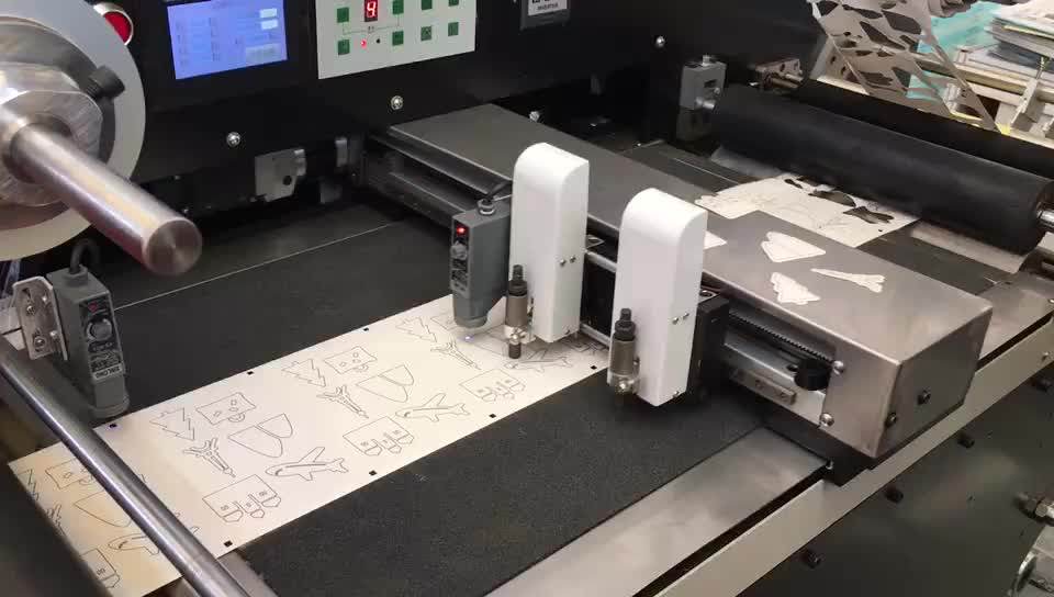 K300 Roll To Roll Digital Label Die cutter/ Digital Die Cutting