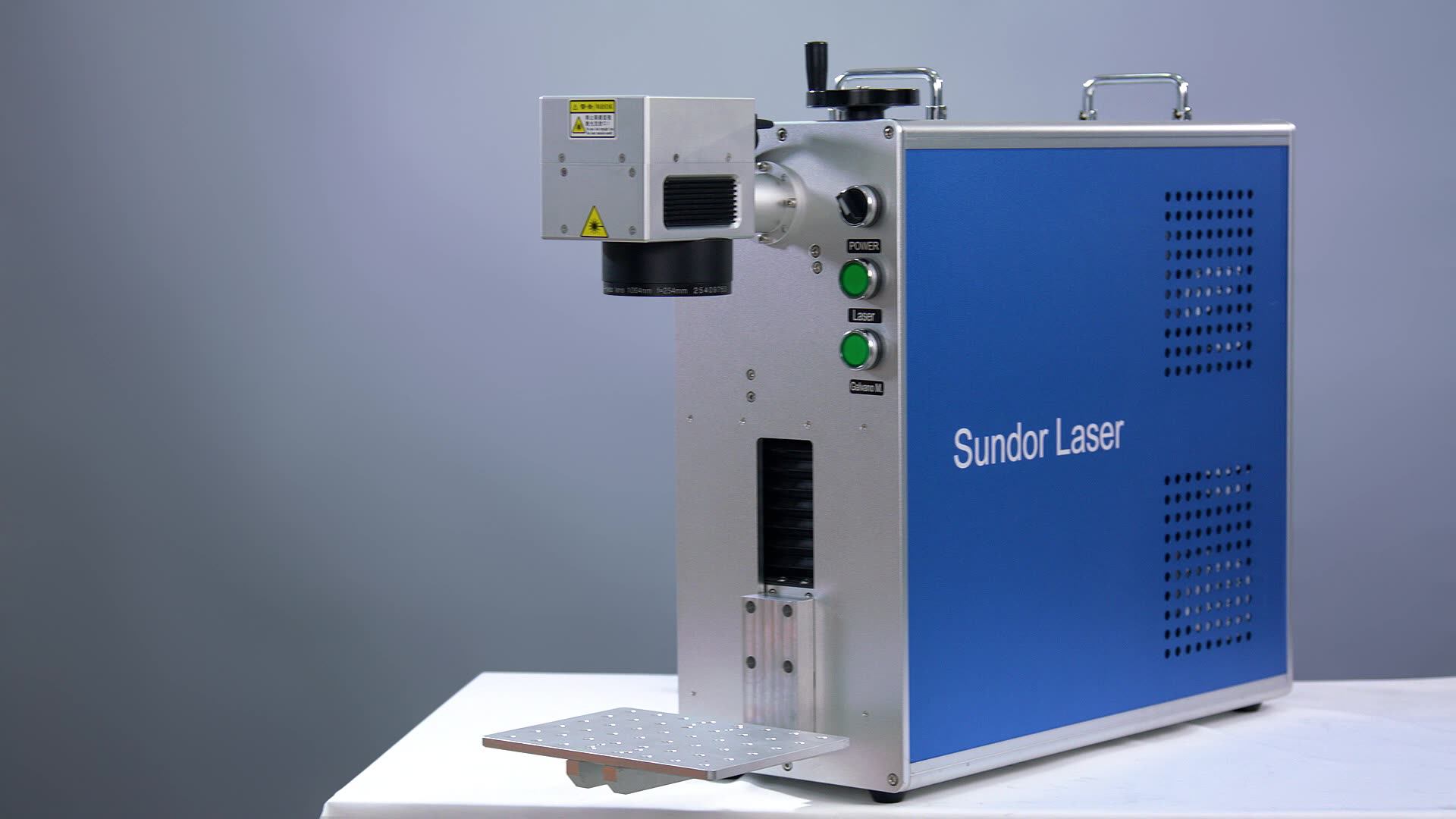 Good AntiCounterfeit Fiber Laser Printer For Metal Leather Ear Tags