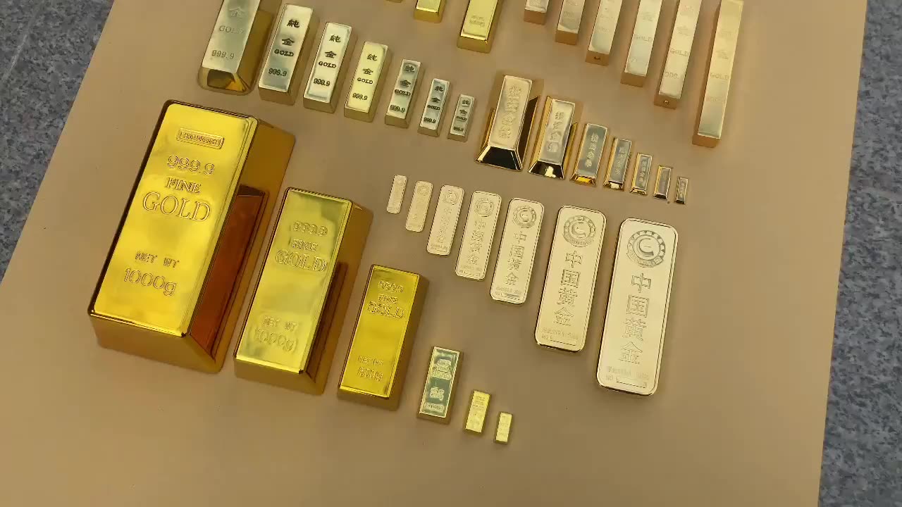 High Quality Commemorative Custom Made Metal Gold Clad Plated Tungsten