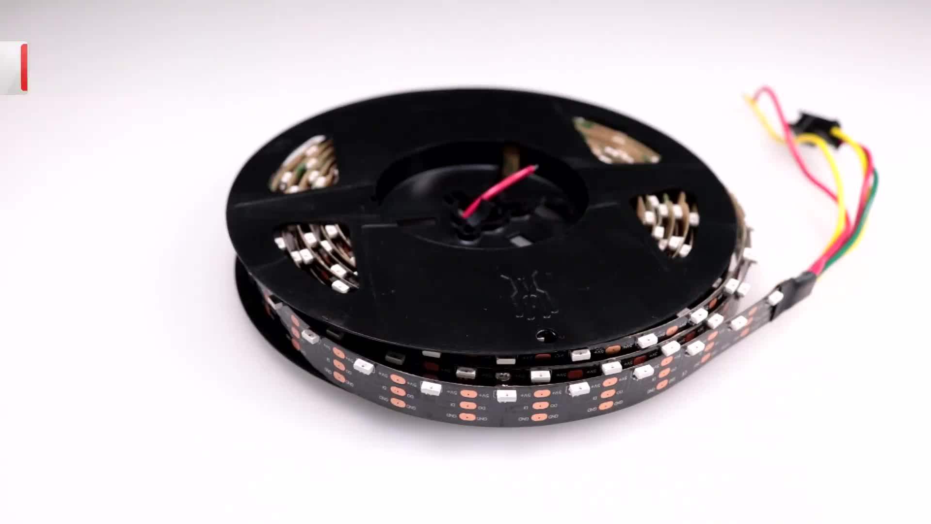 Sk6812 Ws2812b Side Emitting Rgb Digital Led Strip 5mm 60 Leds Meter