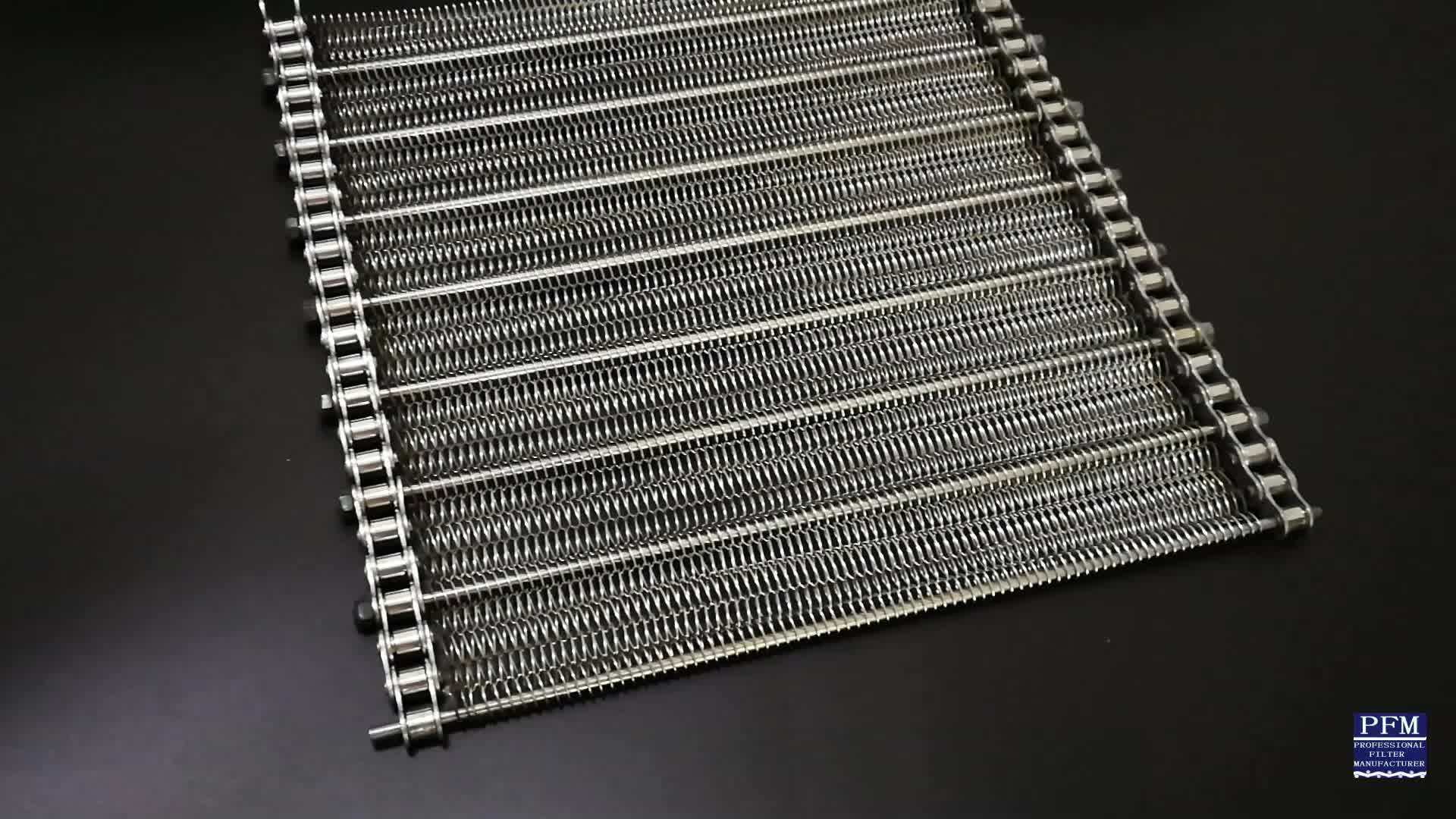 Stainless Steel Wire Mesh Chain Driven Conveyor Belt Buy Stainless