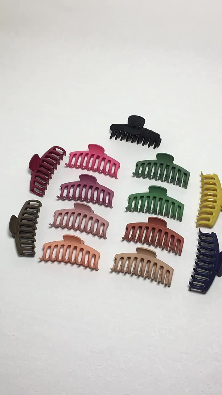 Large Western Claw Clips Plastic Resin Hair Catcher Bath Clip 11cm Acetate Hair Claw Alligator