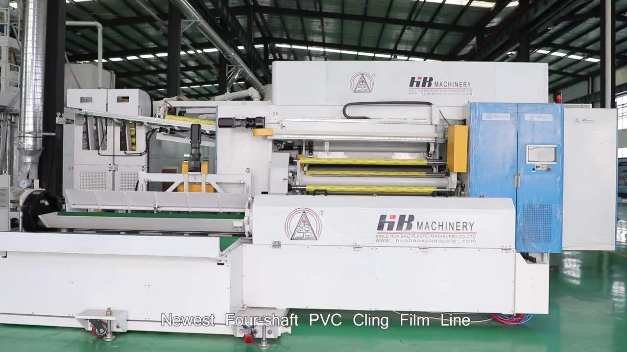 18002100mm Food Grade Automatic Cast Pvc Cling Film Machine Buy Pvc
