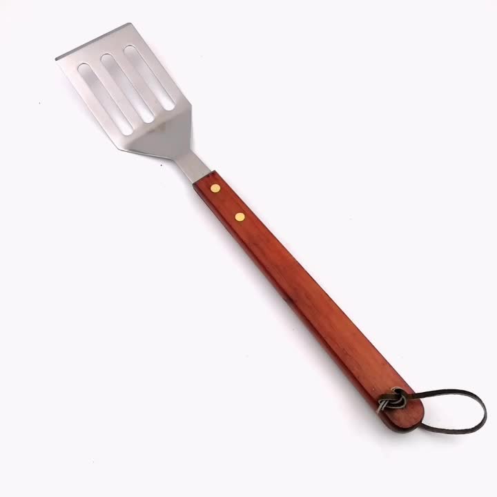 2pcs Long Handle Stainless Steel Bbq Spatula And Tong Buy Bbq Spatula