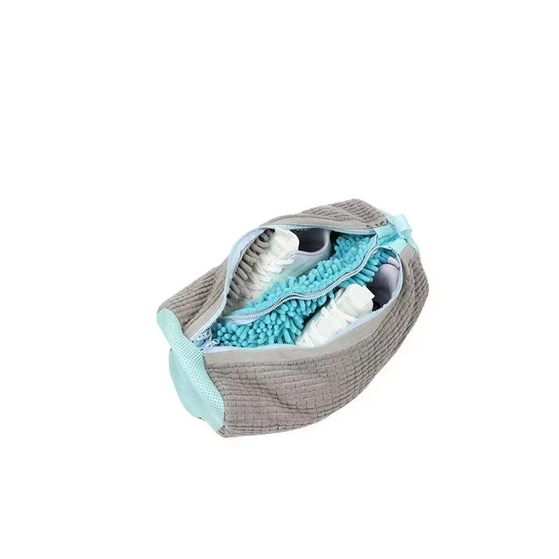 Amazon New Lazy Washing Shoe Bag Cylindrical Washing Machine Polyester Cotton Laundry Bag Anti-deformation Washing Bag Washing Shoe