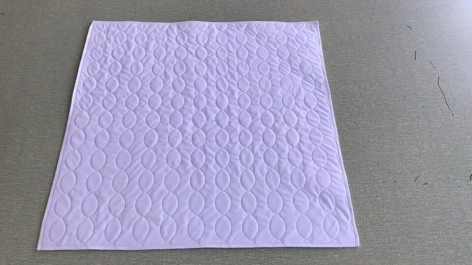 Texcel Suzhou Pink Baby Bed Pad Quilted Bamboo Terry Cloth Waterproof