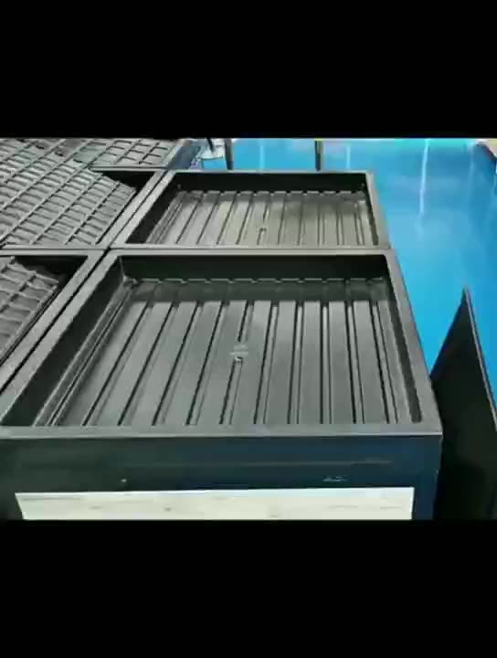 Supermarket boutique fruit fresh false bottom shelf bevel display showcase Bulk snack promotion table shelf plastic
