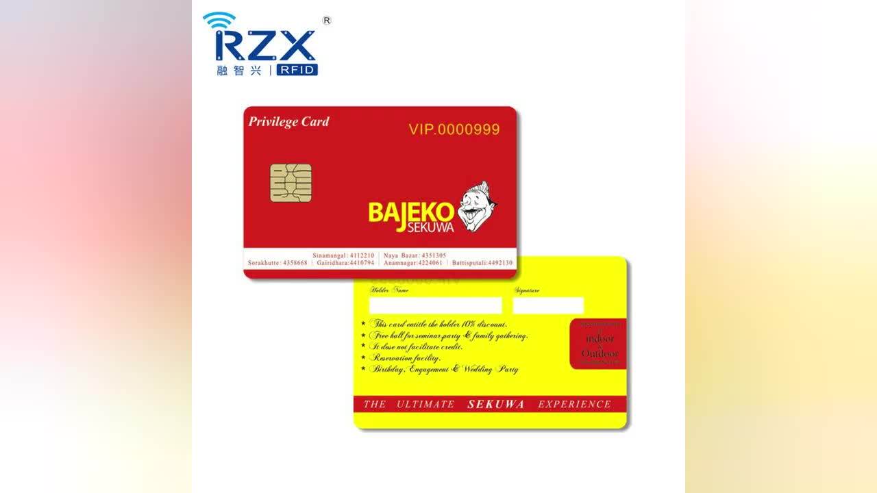Professional Custom Printing Business Magnetic Stripe Gift Pvc Card 