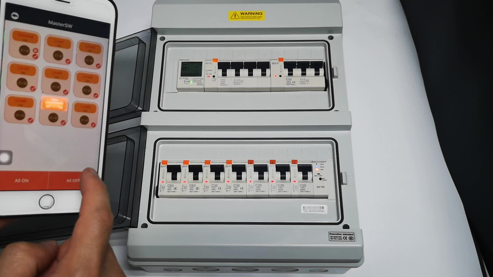 Matismart 24 Way Distribution Box Remote Control Overload Over Under