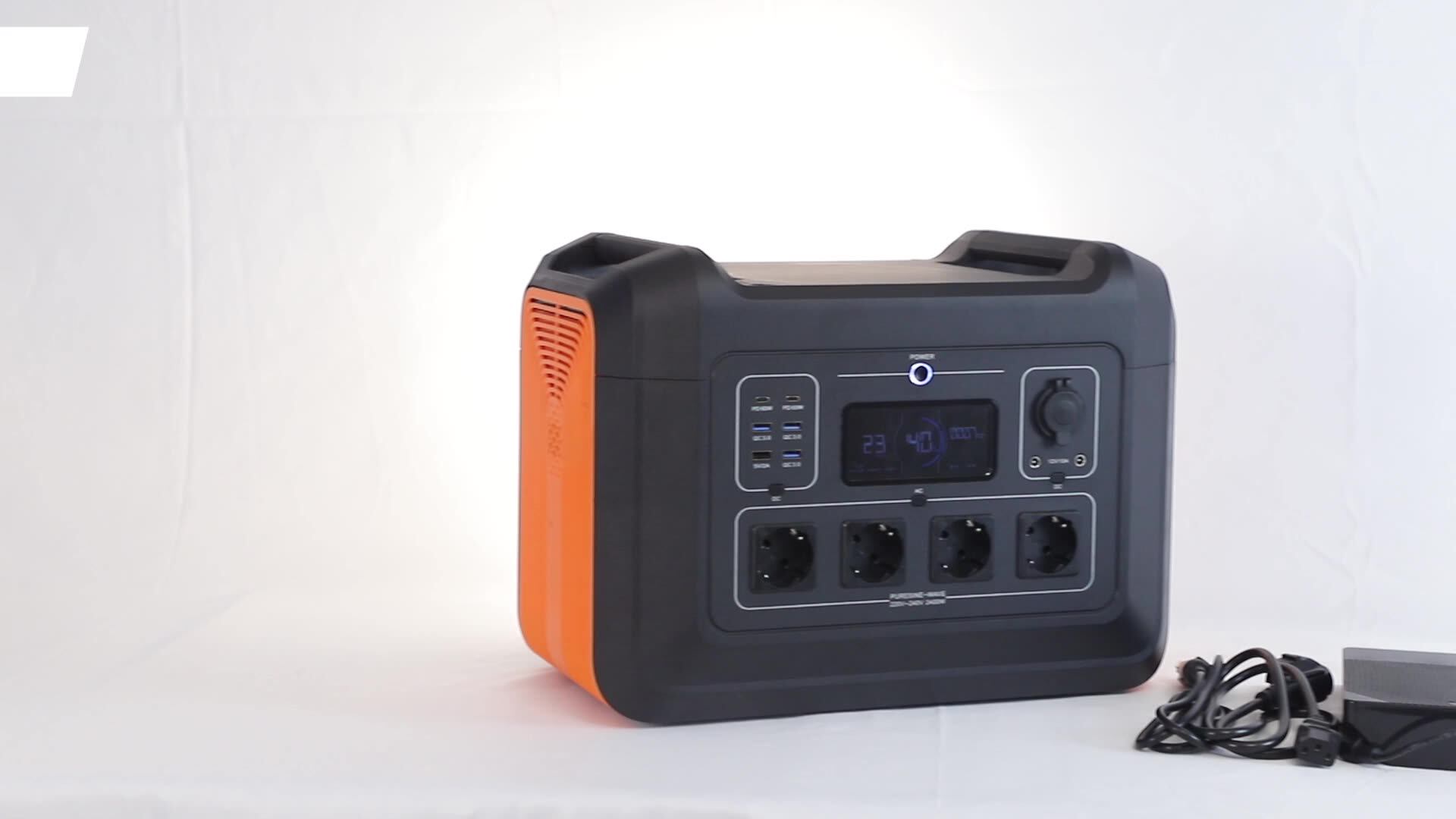 Lithium Iron Battery Portable Power Station 3000w 2000w 240v Australia