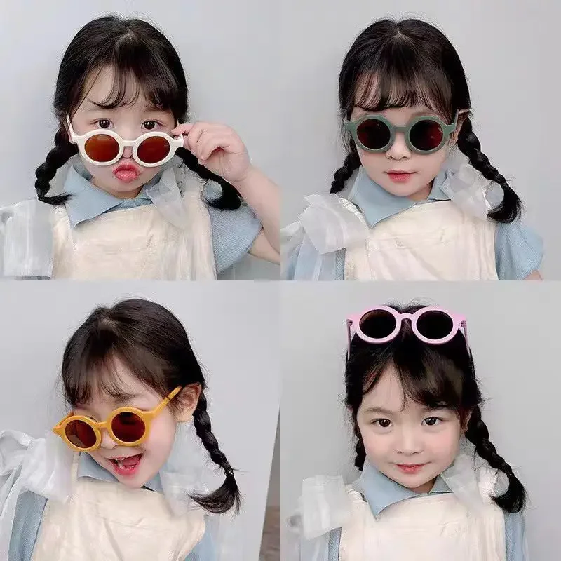 brand children's retro cute sunglasses for men and women