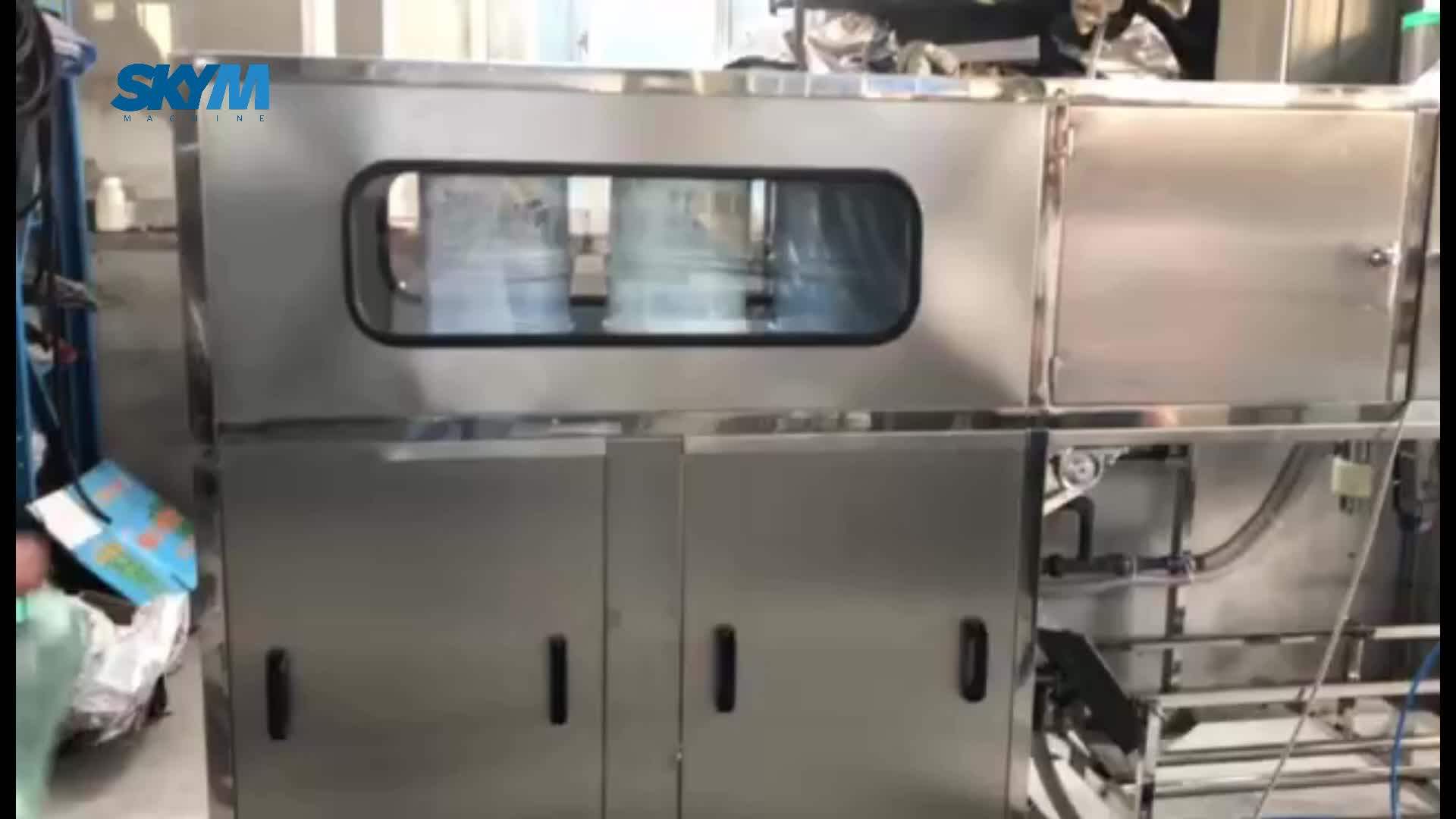 150bph Automatic 5 Gallon Bucket Water Washing Filling Capping