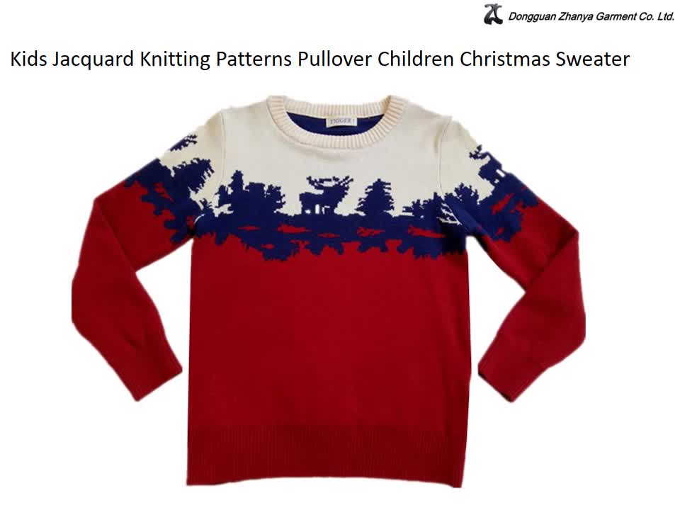 children's christmas sweater knitting patterns