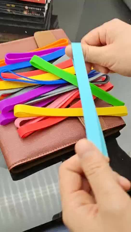 20 Pack Assorted 7inch Silicone Rubber Band Durable 1.2cmw Resistance