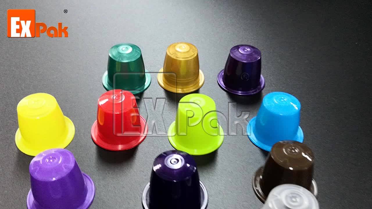Compatible Plastic Nespresso Capsules With Different Colors Buy