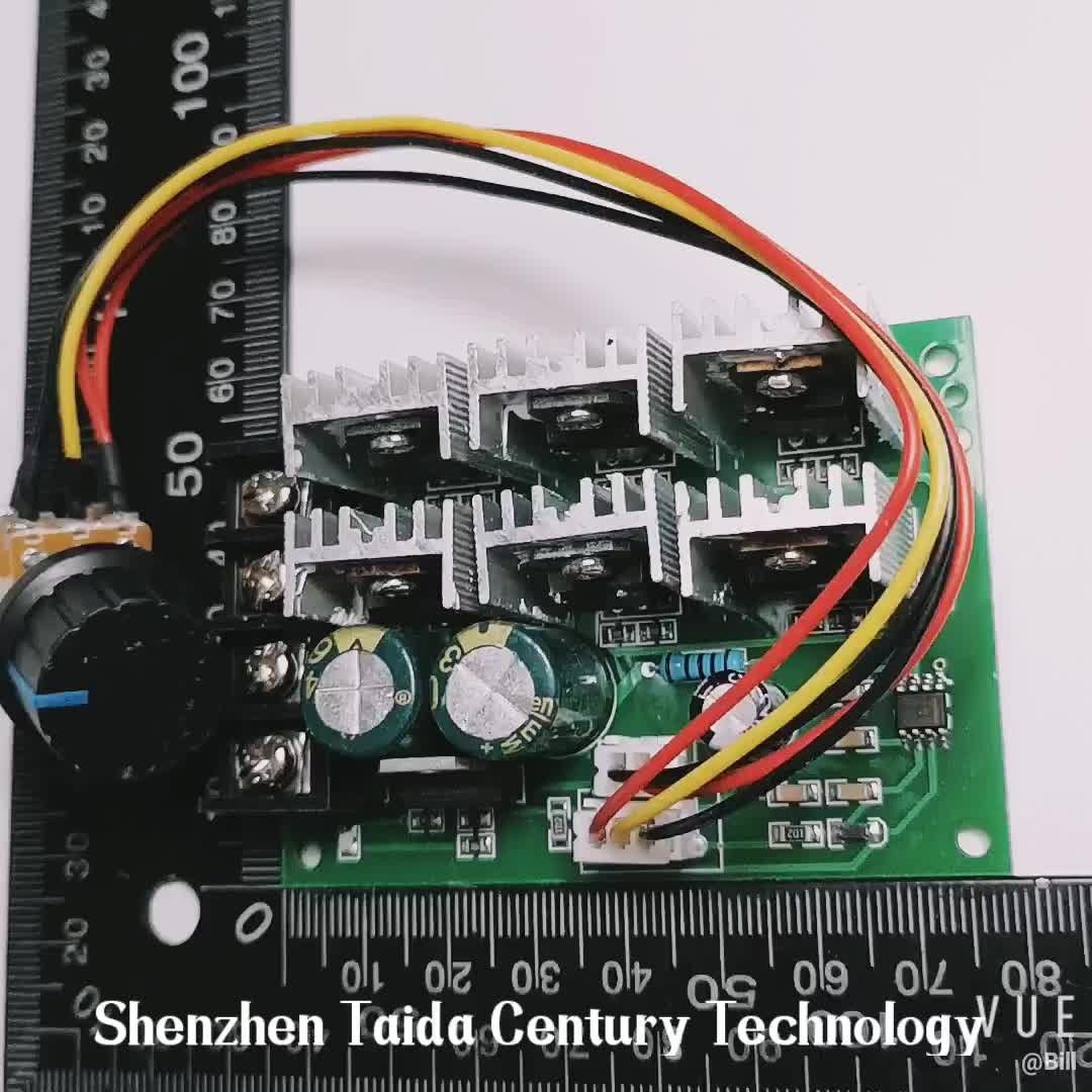 Taidacent 48v 24v 40a High Current Dc Motor Speed Controller Overload