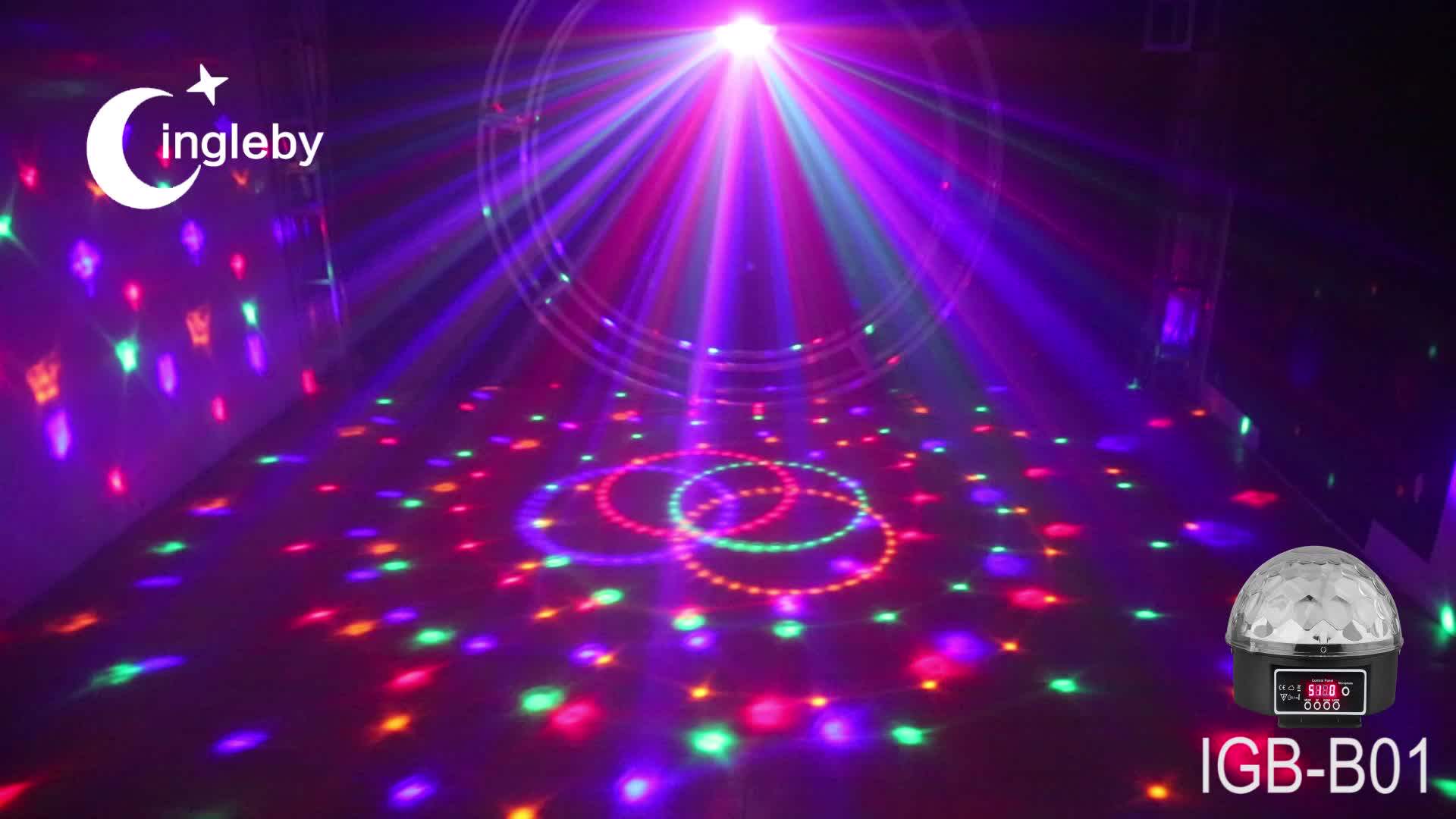 6 X 1w Led Light Disco Color Changed Plastic Crystal Ball Buy Plastic