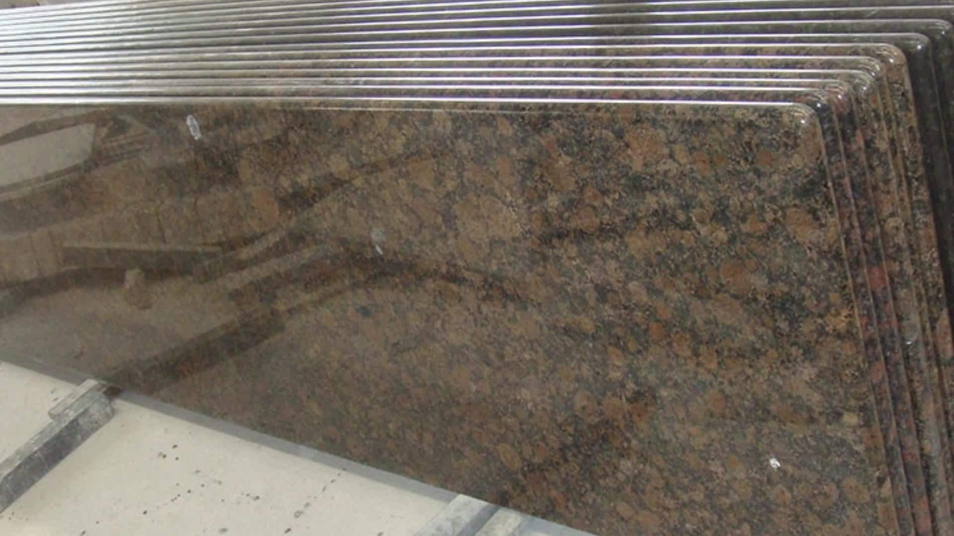 Wholesale Baltic Brown Prefab Island L Shape Red Granite Kitchen Countertop Buy Red Granite