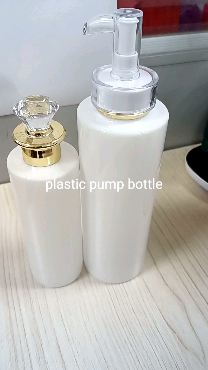 Luxury 200ml 250ml 300ml 500ml White Empty Conditioner Shower Shampoo