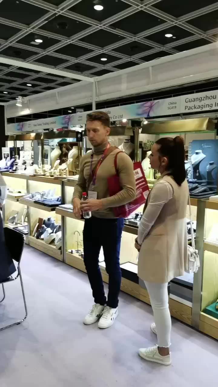 Wholesale Pu Leather Custom Ring Box Jewellery Packaging Necklace