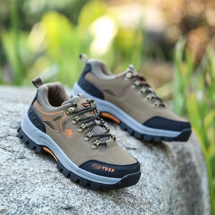 Men's Shoes Hiking Shoes Outdoor Shoes Casual Sports Shoes Non-slip Wear-resistant Hiking Travel Shoes Thick-soled Lovers Shoes Labor Protection Shoes