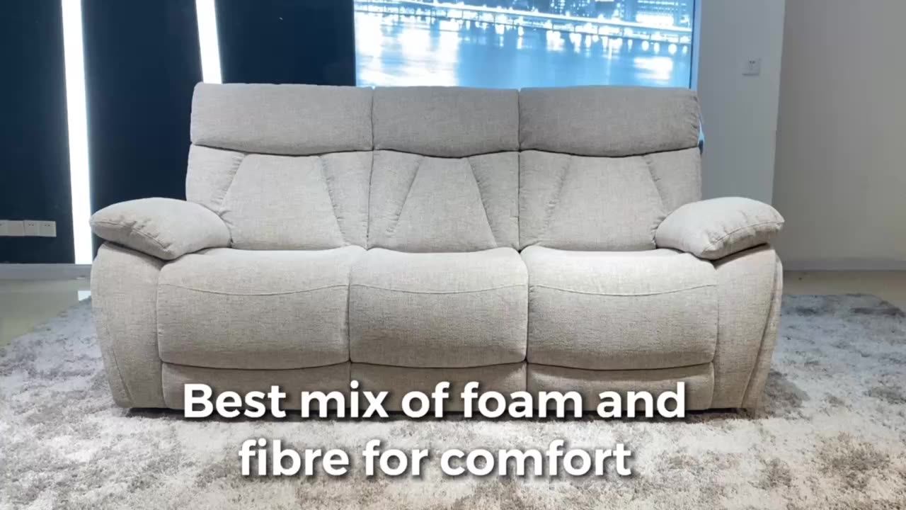 Landbond Modern Home Office Luxury Couches Reclining Sofa Set Furniture