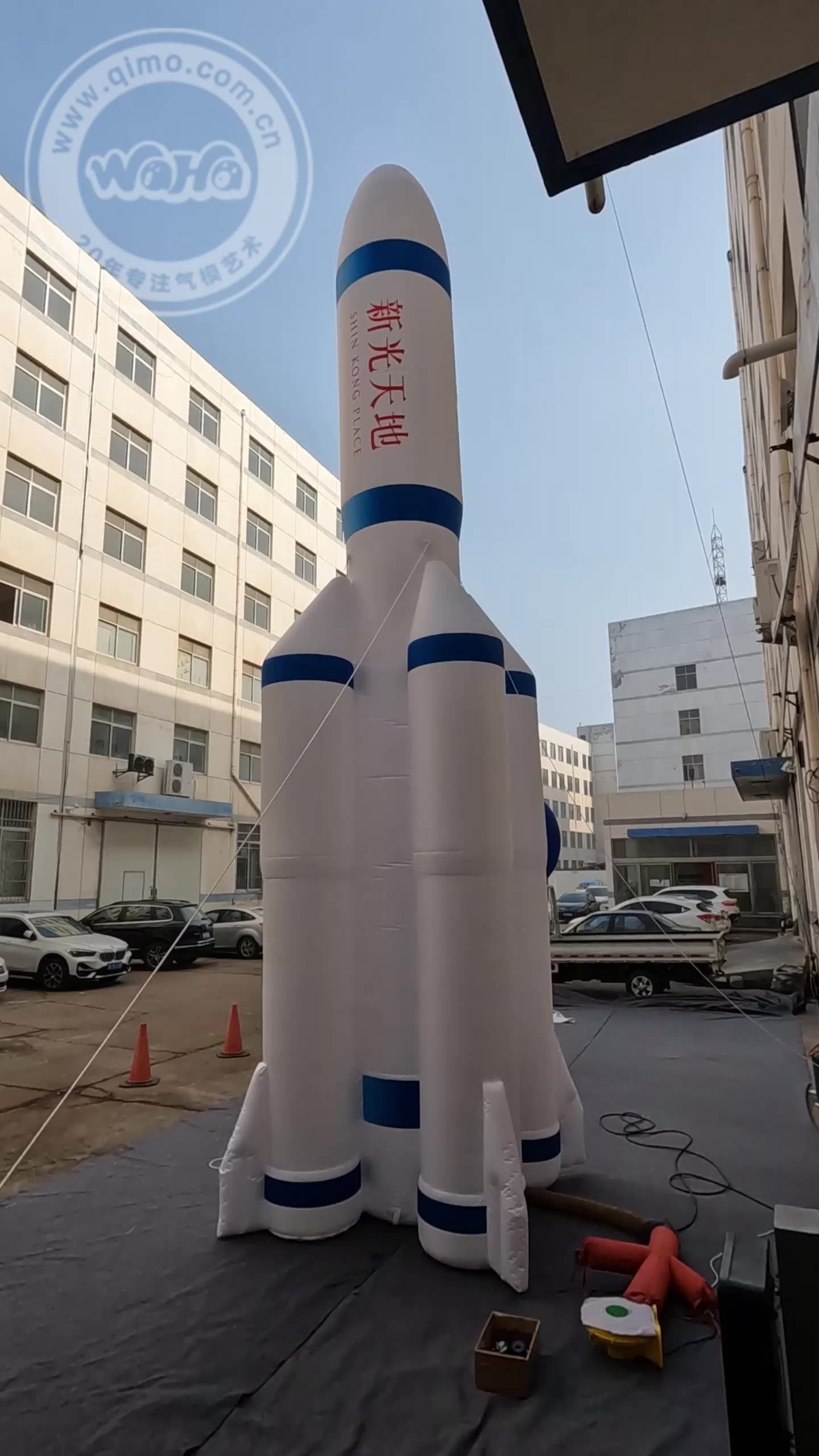 Customized Giant Inflatable Airship / Spaceship Rocket / Space Shuttle ...