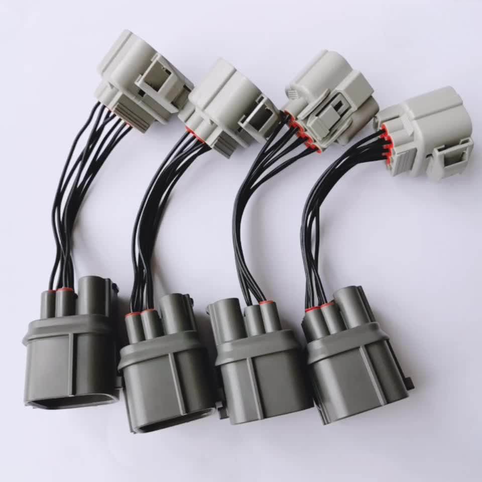メーカー自動 8 ピンコネクタワイヤーハーネス防水男性に女性の車の配線ハーネス Buy 車の配線ハーネス、メーカー自動ワイヤーハーネス