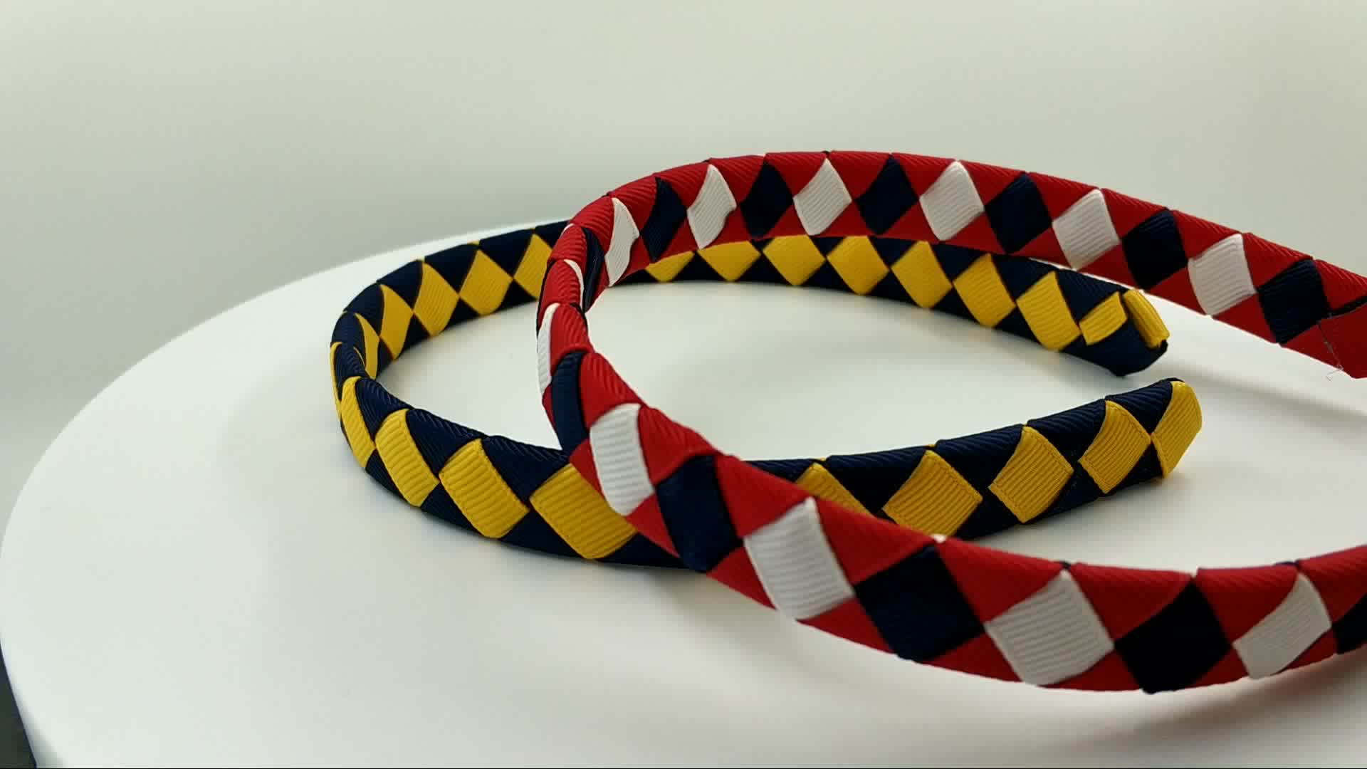 Wholesale Color Woven Polyester Grosgrain Ribbon Custom Headband Buy