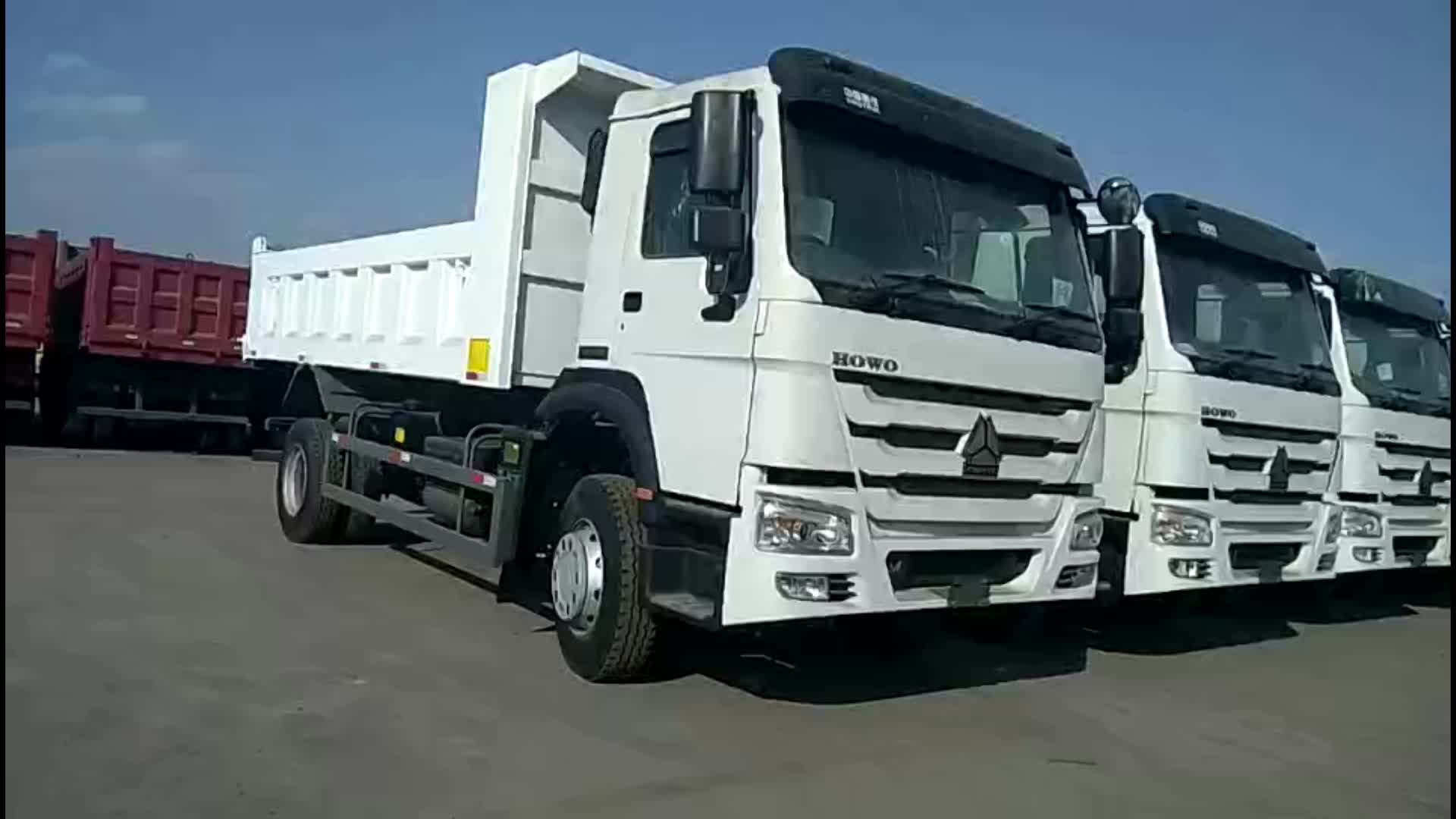 Sinotruk Howo 4x2 Mini Dump Truck 10 Tons Loading Capacity