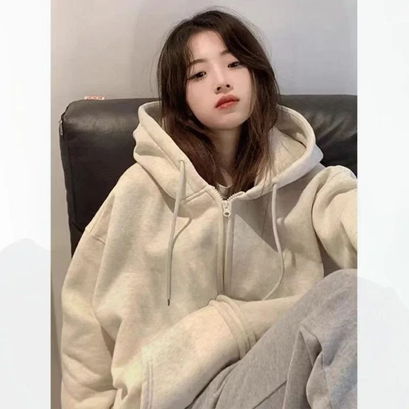 Shandong Jimo Thick Coat Women's Autumn and Winter New Arrival oversize plus size Loose Cardigan Sweater Ins chubby girl Top