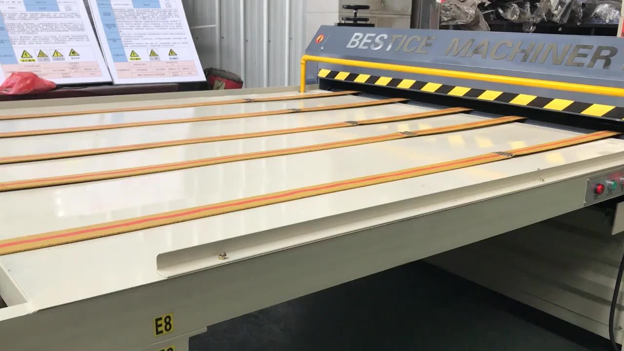 Industrial Semi Automatic Manual Flat Bed Paper Box Roll Creasing And Die Cutting Roller Press