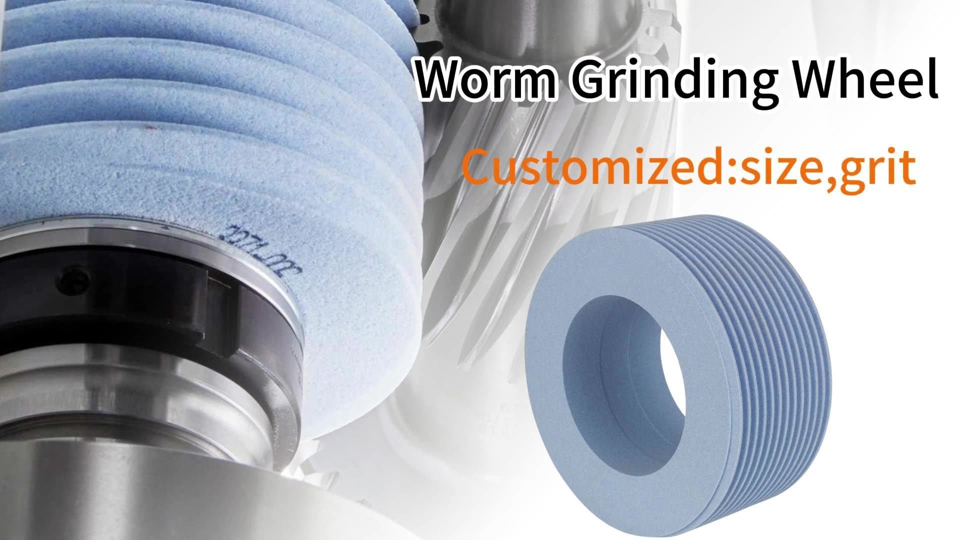 Worm Gear Grinding Wheel Ceramic Bond Sintered Grinding Wheel Gear
