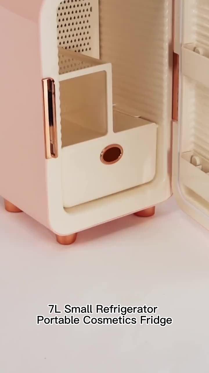 New Upgrades 7l Skincare Fridge With Mirror Cooling And Heating Mini