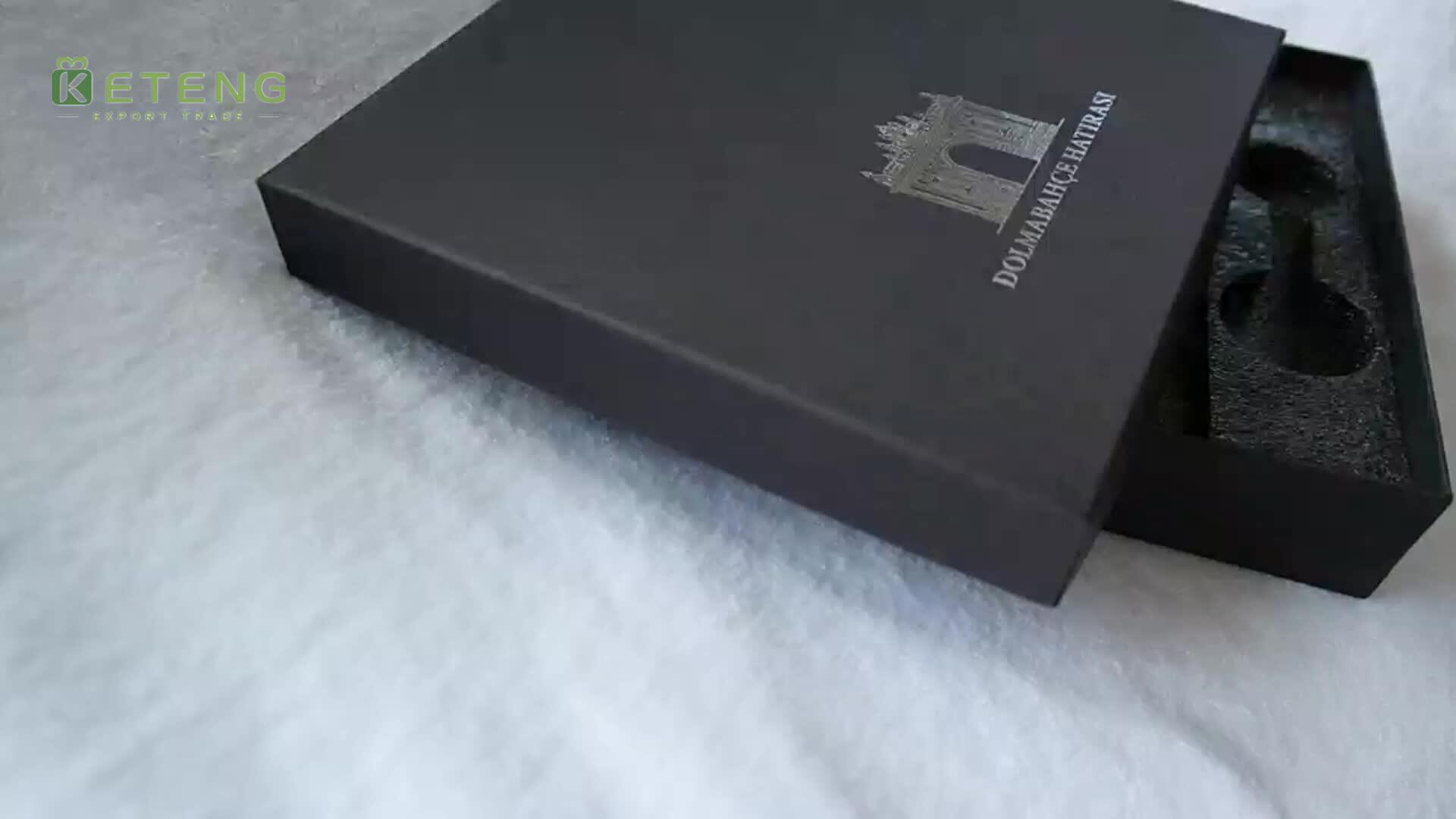 Luxury Thick Packaging Gift Box For Credit Card,Vip Card With Eva Foam