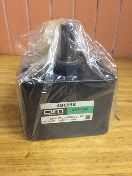 The new Japan Oriental motor 4GC 25k reducer can be equipped with 25W Closed Brake OM motor stock