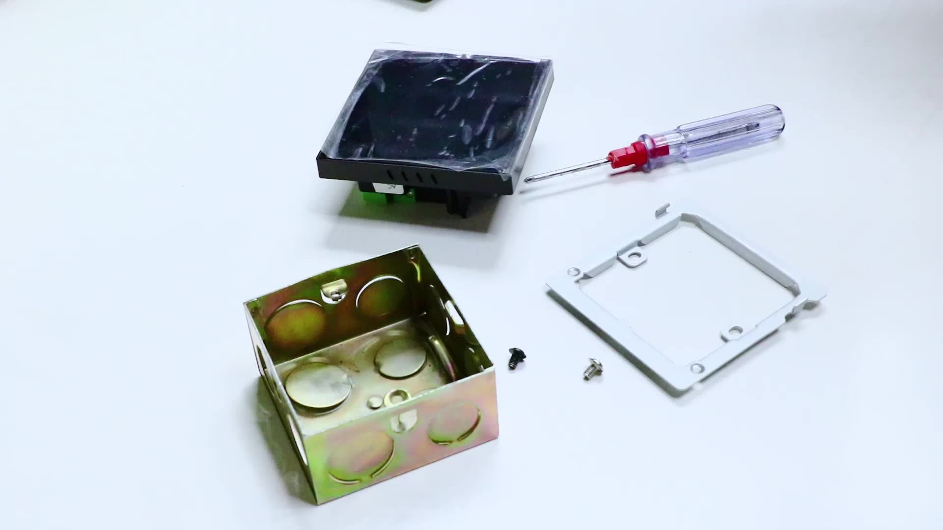 Tuya Smart Life App Control 4 Inch In Wall Switch Panel Wireless Module