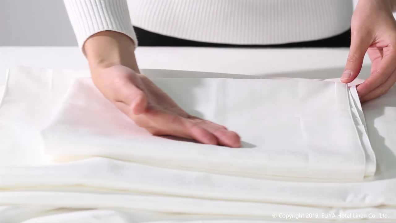 White Bedsheets 1000 Thread Count Egyptian Cotton 5 Star Hotel Bed