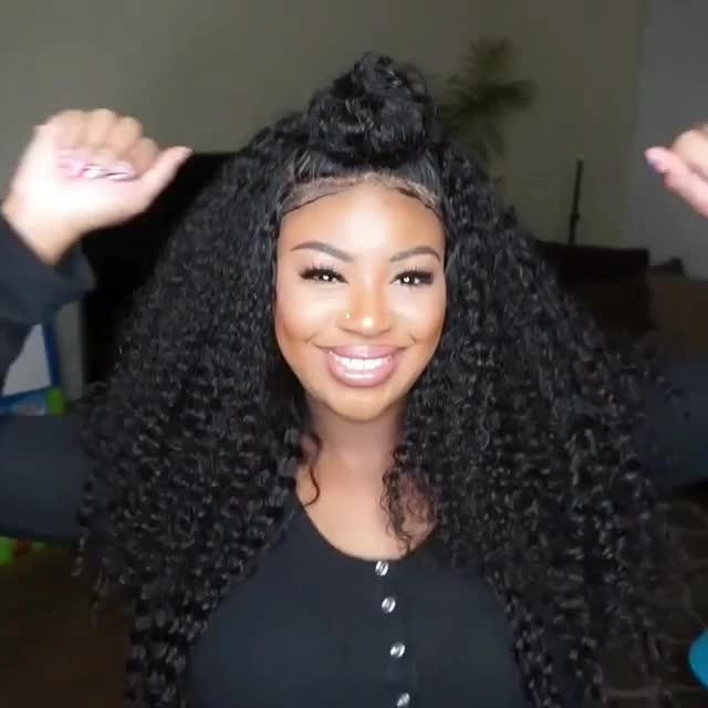 Brazilian Kinky Curly Remy Hair Weave Hot Sale Unprocessed Unice Kbl 9a