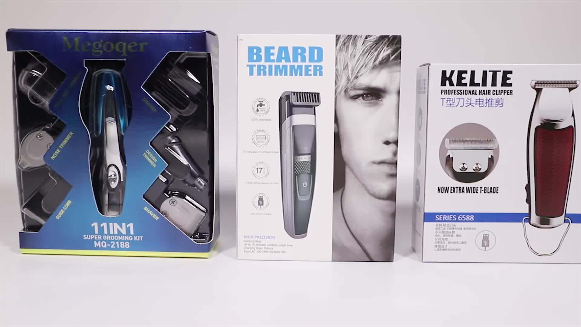 Professional Barber Clippers Electric Cordless Hair Clippers Beard